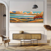 Painting by Numbers Panoramic Summer Landscape